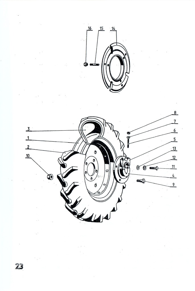 Náboj kola (sestava)pr.středové díry 4,46cm